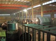 Galvanizing furnace workshop